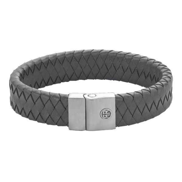 Rebel & Rose Armband "Full Metal Premium 15mm Grey" 19 cm RR-M0050-S-L NEU