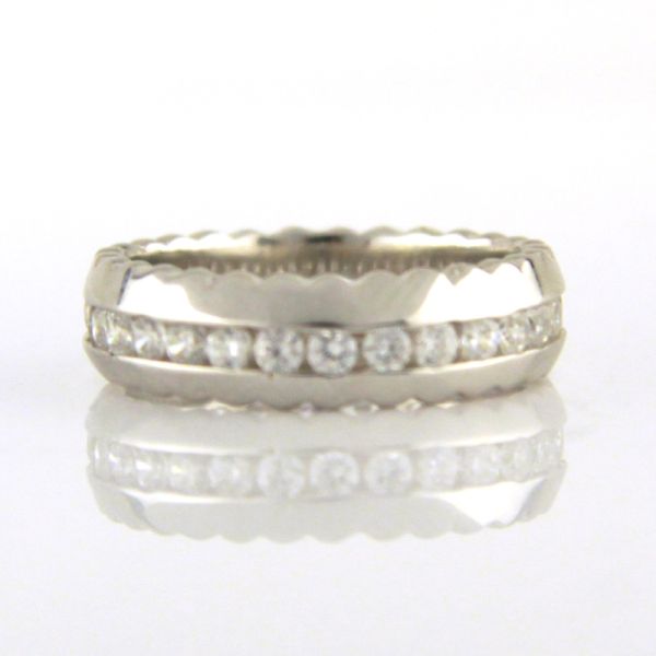 GOOIX Memoire Damen Ring 925er Sterling Silber weiße Zirkonia GR 56 NEU