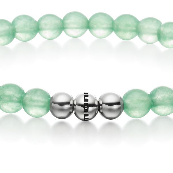 monomania Armband Power of 3! Perlenarmband, "Gelassenheit", Aventurin Ø6 mm GR S NEU