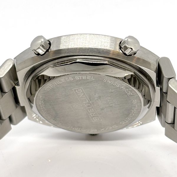 Breitling Vintage TransOcean Chrono Edelstahl Ref. 2119 Caliber-12 Revisioniert (26676)