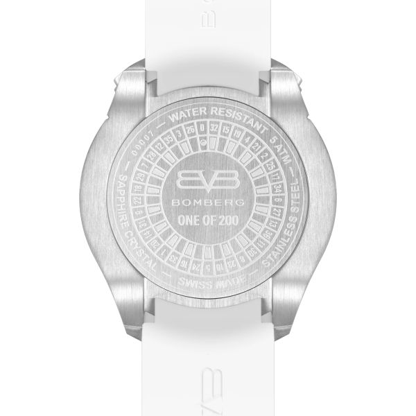 BOMBERG BOLT-68 HERITAGE CASINO WHITE BS45CHSS.075-3.12 Ltd. Edition NEU
