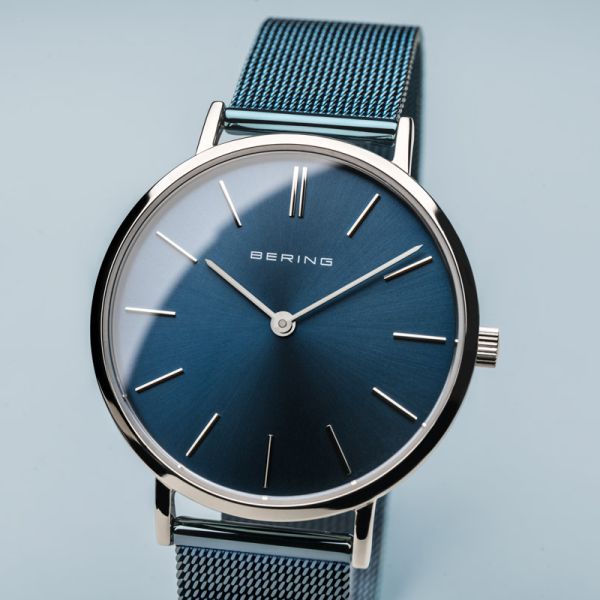 BERING Damen Armbanduhr Classic silber glänzend 14134-308 NEU