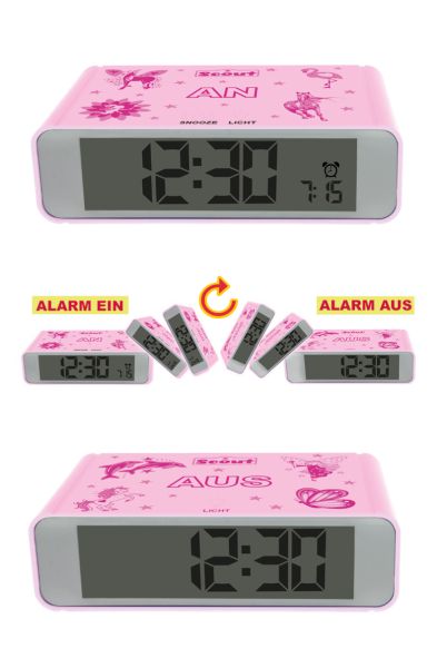 SCOUT Kinder Wecker "Serie: The Digi Clock" 280001025 NEU