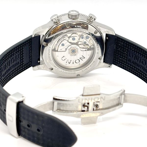 UNION Glashütte Noramis Chronograph Automatic Ref. D012.927A Box und Papiere aus 04/24 (32466)