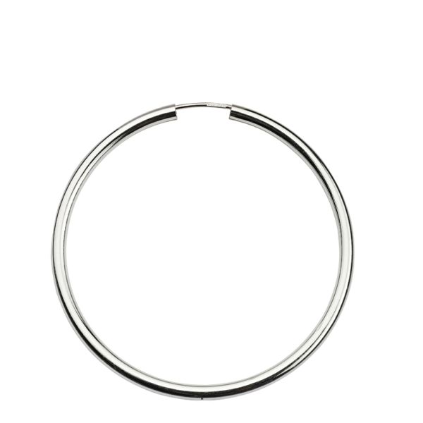 Creolen Runddrahtcreolen 925er Silber Ø 50mm / 2,4 mm BCR900512 NEU