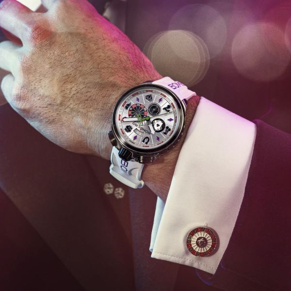 BOMBERG BOLT-68 HERITAGE CASINO WHITE BS45CHSS.075-3.12 Ltd. Edition NEU