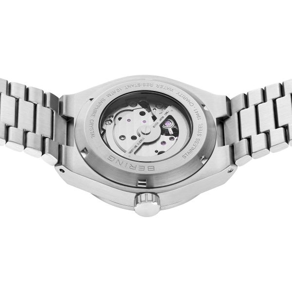 BERING Herren Armbanduhr Automatic silber gebürstet 19441-Charity NEU