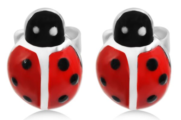 Ohrstecker "Mary" Marienkäfer 925er Silber rhodiniert 5300097-001 NEU