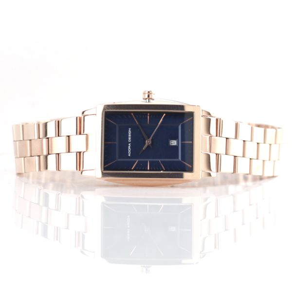 Adora Design Armbanduhr Edelstahl IP Roségold AD8398 3 Bar NEU