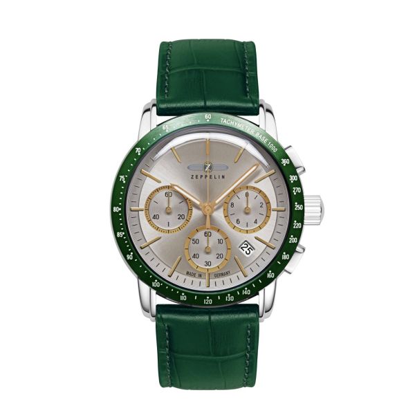 Zeppelin Herren Armbanduhr CM 6S20 NEW YORK Quarz Chronograph Ref. 8878-5 NEU