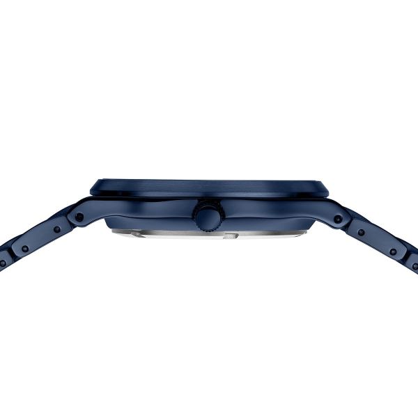 BERING Herren Armbanduhr Solar Titanium blau gebürstet 15239-797 NEU