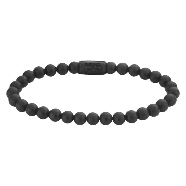 Rebel & Rose Armband "Mad Panther - All-Black" 6 mm RR-60089-B-M 17,5 cm NEU