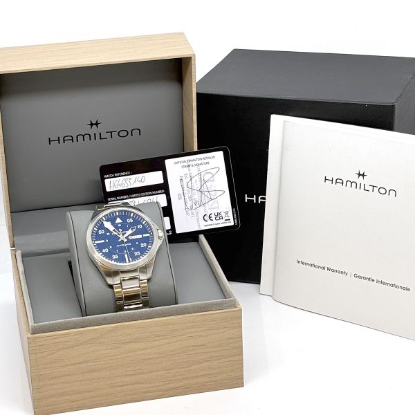 Hamilton Khaki Aviation Pilot Armbanduhr Day Date Automatik H64635140 (36518)
