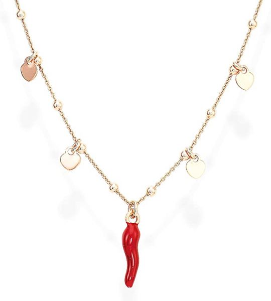 AMEN Collier Damen 925er Silber Rosé vergoldet Chilli CLCSHRR NEU