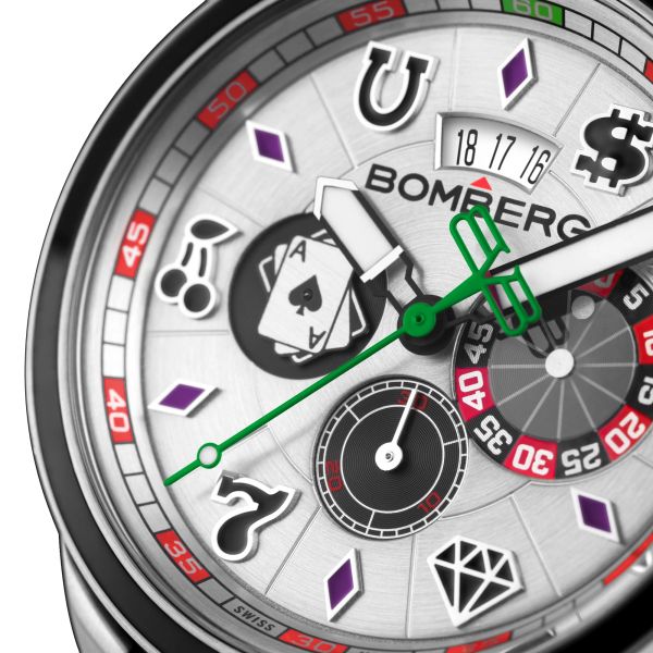BOMBERG BOLT-68 HERITAGE CASINO WHITE BS45CHSS.075-3.12 Ltd. Edition NEU