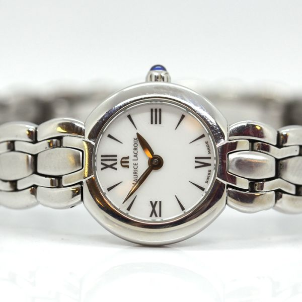 Maurice Lacroix Damen Armbanduhr Selana Quarz Edelstahl Ref. SE1021 22 mm (18169)