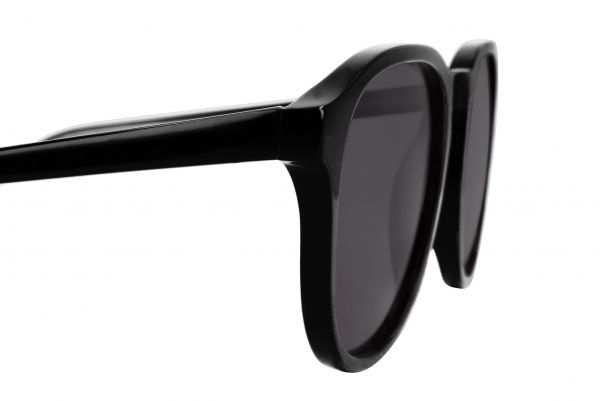 Lilienthal Berlin Sonnenbrille Schönhauser Black Glossy Gray S03-A03S-02Z NEU