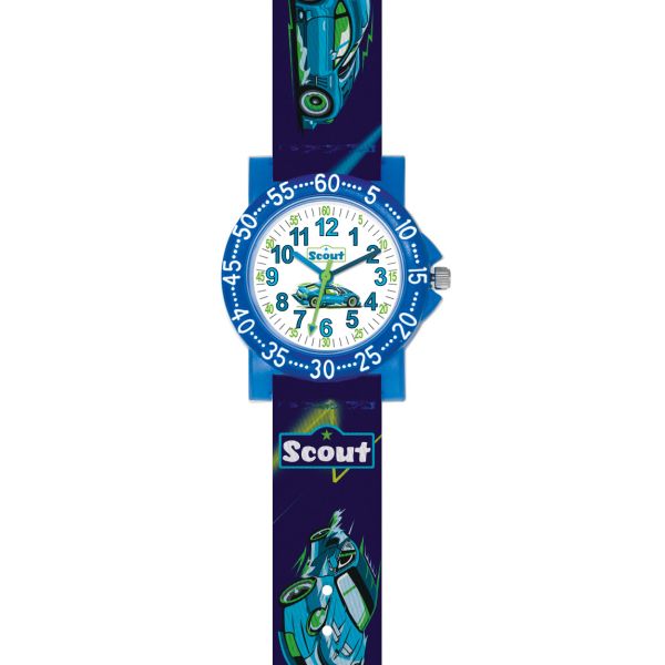 SCOUT Kinder Uhr "THE IT-COLLECTION AUTO" Ø 30,5 mm 280375033 NEU