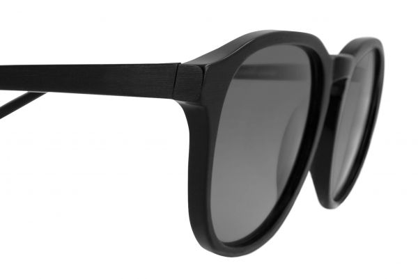 Lilienthal Berlin Sonnenbrille Schönhauser Black Matte Gray S03-A01M-02Z NEU