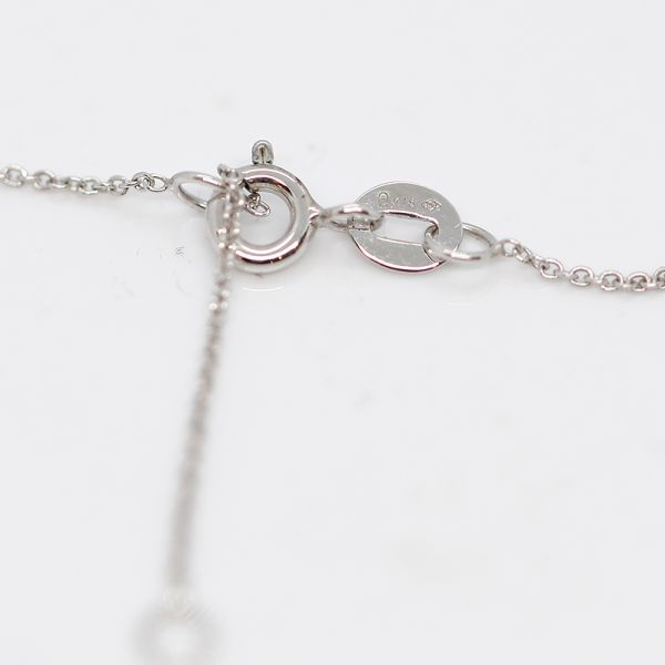 Kette WG 750er mit Kreuzanhänger WG 750er mit Amethyst und Diamant Besatz (35992)