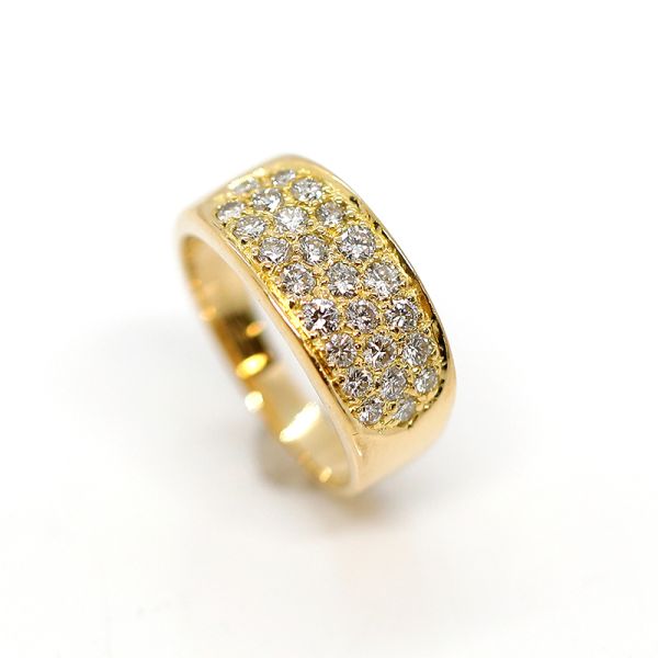 Gelbgold Brillant Ring 750er Ringgröße 54 (32788)