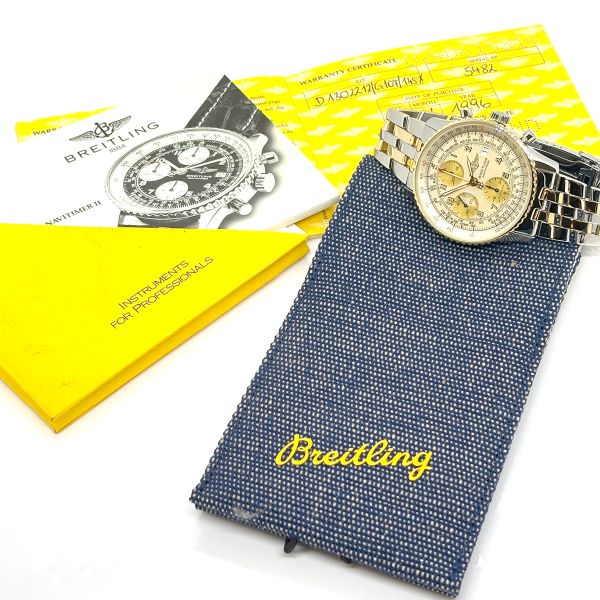 Breitling OLD NAVITIMER II Bi-Color Ref. D13022 Frisch revisioniert (35260)