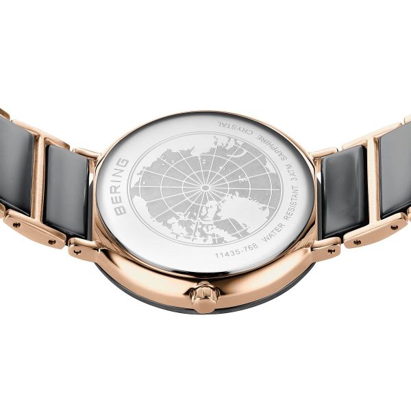 BERING Damen Armbanduhr Ceramic roségold glänzend 11435-768 NEU