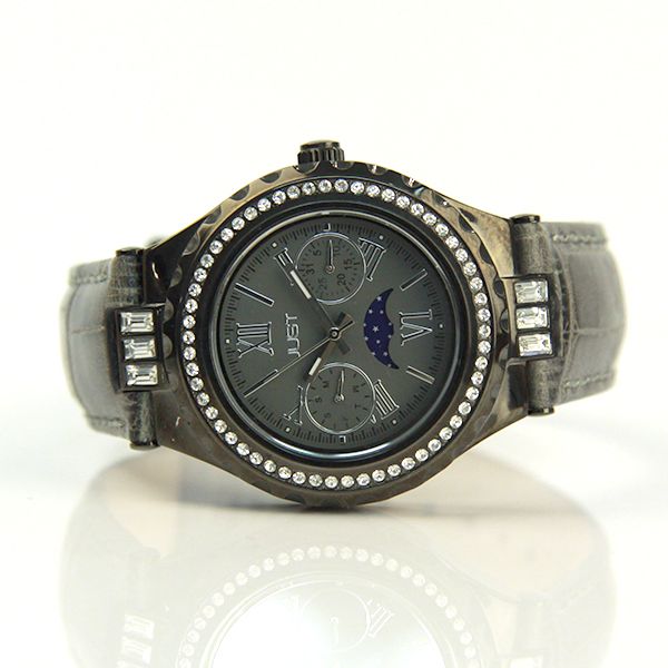 JUST Damen Armbanduhr Edelstahl IP Black Ref. 48-S9254 (494)