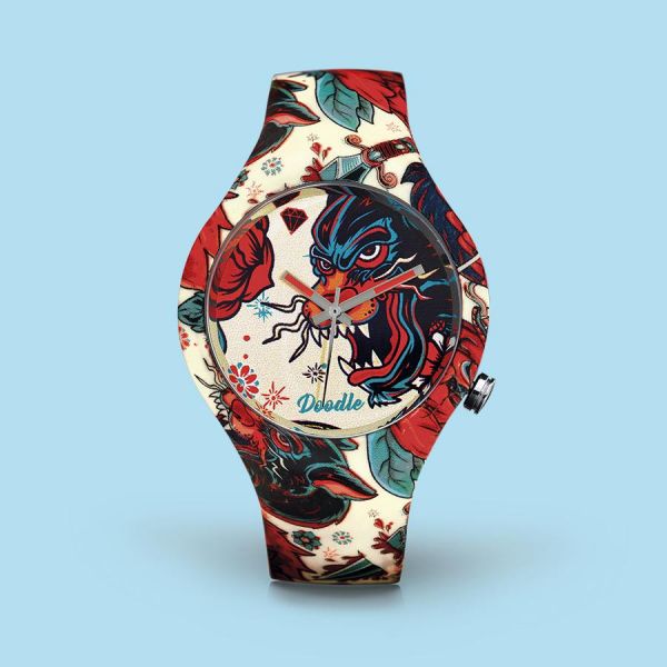 Doodle Uhr PANTHER OLD SCHOOL DOODLE WATCH DOTA001 NEU