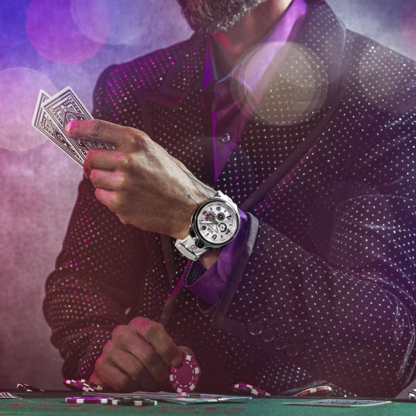 BOMBERG BOLT-68 HERITAGE CASINO WHITE BS45CHSS.075-3.12 Ltd. Edition NEU