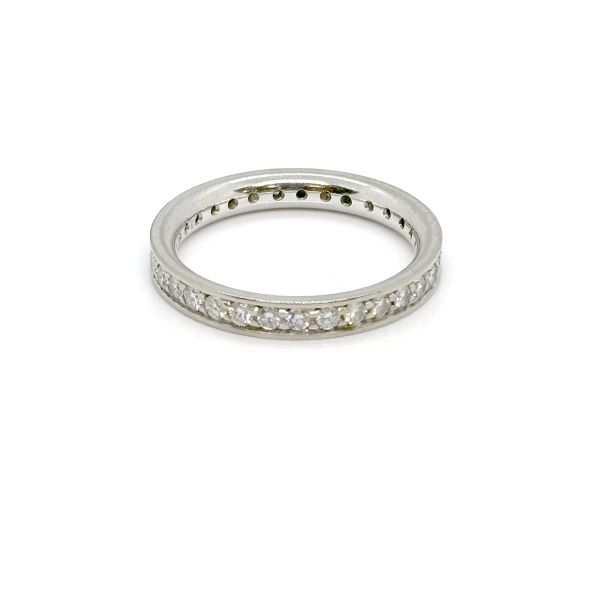 Memoire Ring 585er Weißgold ca.1,55 Ct Diamanten im Brillantschliff GR 67 (28184)