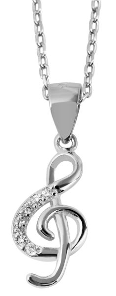 Schmuckset (Anhänger+Ohrstecker)"Renwa" 925er Silber rhodiniert Zirkonia 5360011-001 NEU