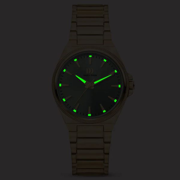 Danish Design Armbanduhr DKx Pro Gold Sage Green S IV85Q1303 NEU