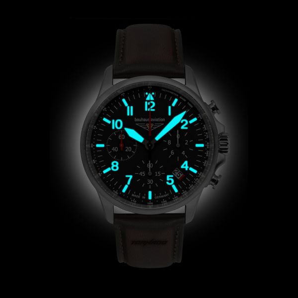 Bauhhaus Aviation "Tornado" Herren Armbanduhr Quarz Ref.: 2774-2 NEU