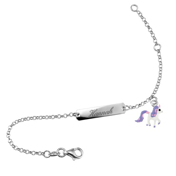 SCOUT Armband Gravurarmband "EINHORN" 925er Sterlingsilber 260000001 NEU