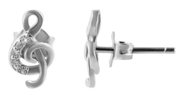 Schmuckset (Anhänger+Ohrstecker)"Renwa" 925er Silber rhodiniert Zirkonia 5360011-001 NEU