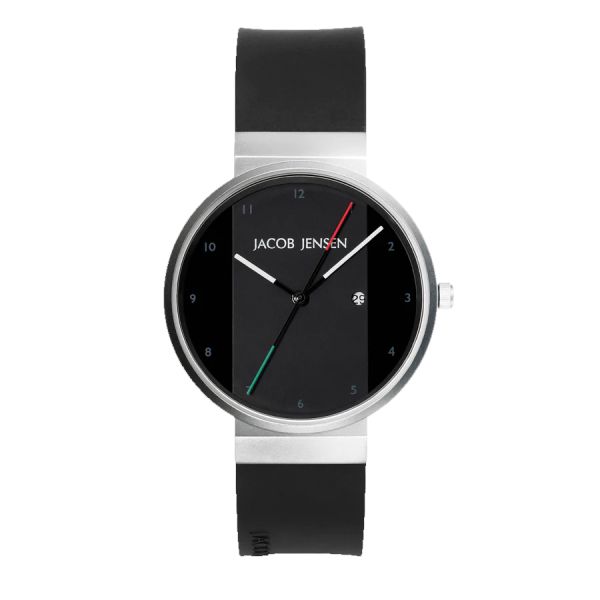 JACOB JENSEN UNISEX Armbanduhr NEWLINE PREMIUM TITANIUM 645 Ø 35 mm NEU