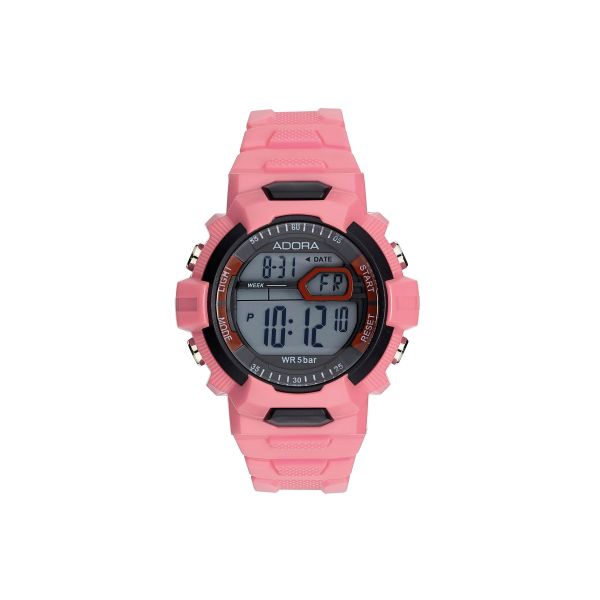 Adora LCD Kinderuhr Rosa AL3536 5 bar NEU