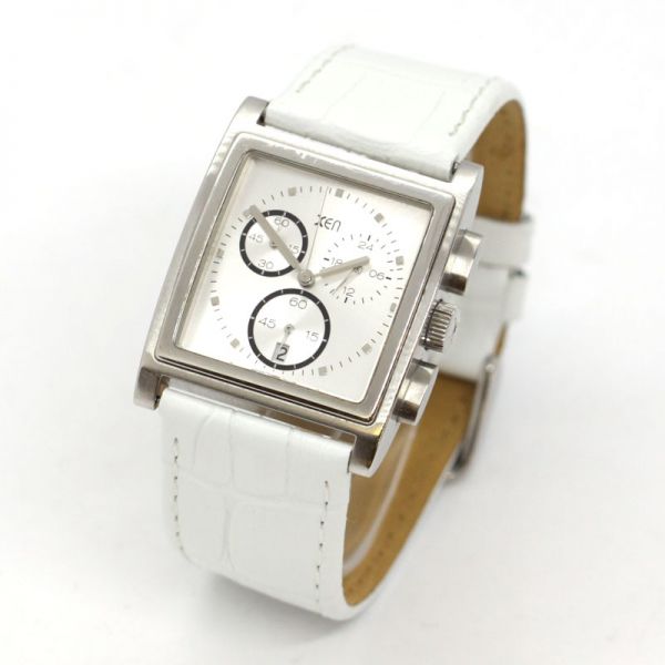 Damen Armbanduhr XEN Edelstahl Quarz Chrono XQ 0114 (11415)