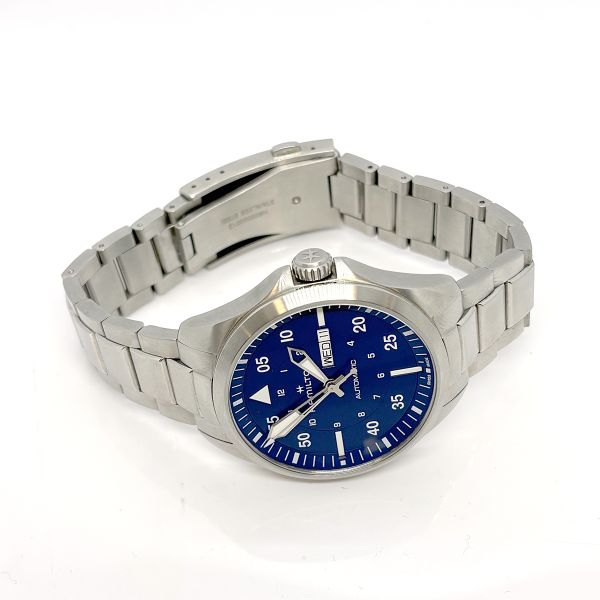 Hamilton Khaki Aviation Pilot Armbanduhr Day Date Automatik H64635140 (36518)