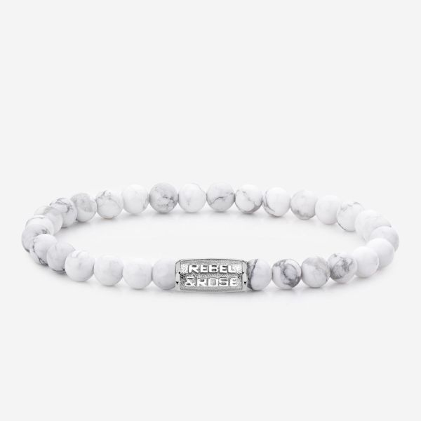 Rebel & Rose Armband Stones Only "VIRGIN WHITE" RR-60016-S-S 16,5 cm NEU
