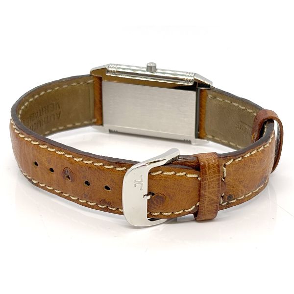 JaegerLeCoultre Reverso Classique Handaufzug Damen Armbanduhr Edelstahl Ref. 250.8.86 (37212)