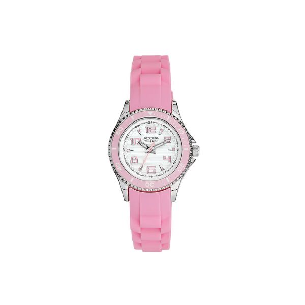 Adora Youngline Kinderuhr Rosa AY4521 3 bar NEU