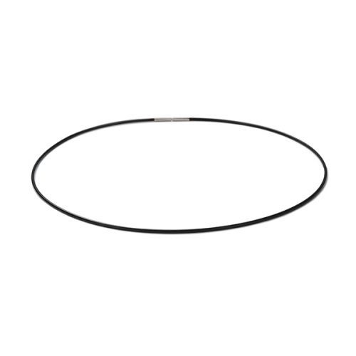 monomania Basic Collier Silikon schwarz 42 cm Ø 2 mm NEU