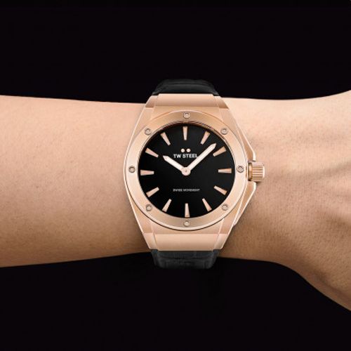 TW STEEL CE4026 CEO TECH 38 mm Lady Damen Armbanduhr PVD Rosé NEU