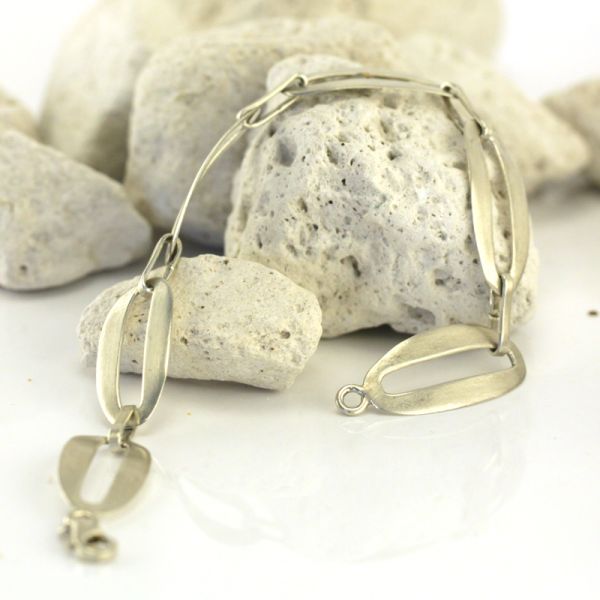 Silber Armband Gliederarmband 925er Silber 180 mm (134)