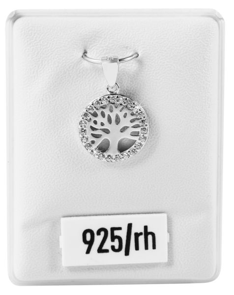 Anhänger Lebensbaum "Makis" 925er Silber rhodiniert Zirkonia 5310112-002 NEU