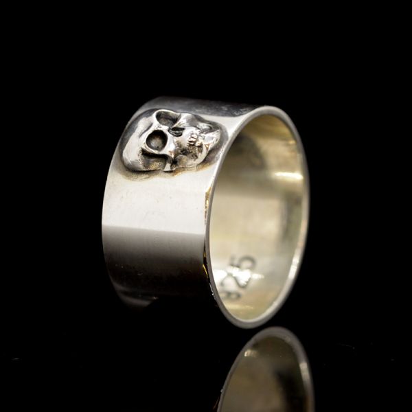 Ring "SKULLY" 925er Silber Gr 60 NEU