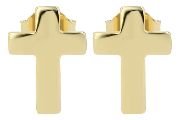 Ohrstecker "Judith" Kreuz Ohrstecker 925er Silber vergoldet 5300422-001 NEU