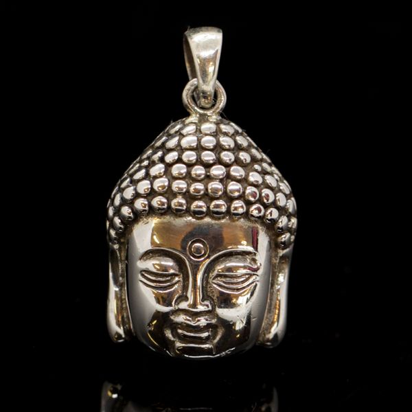 Anhänger "BUDDHA" 925er Silber 22 x 40 mm NEU